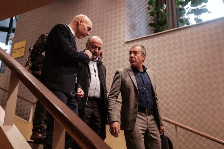 Ο Σταύρος Θεοδωράκης στο 5ο συνέδριο της πολιτικής κίνησης «Δράση»