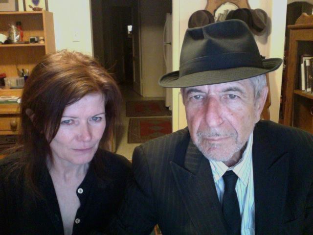 Sylvie Simmons και Leonard Cohen