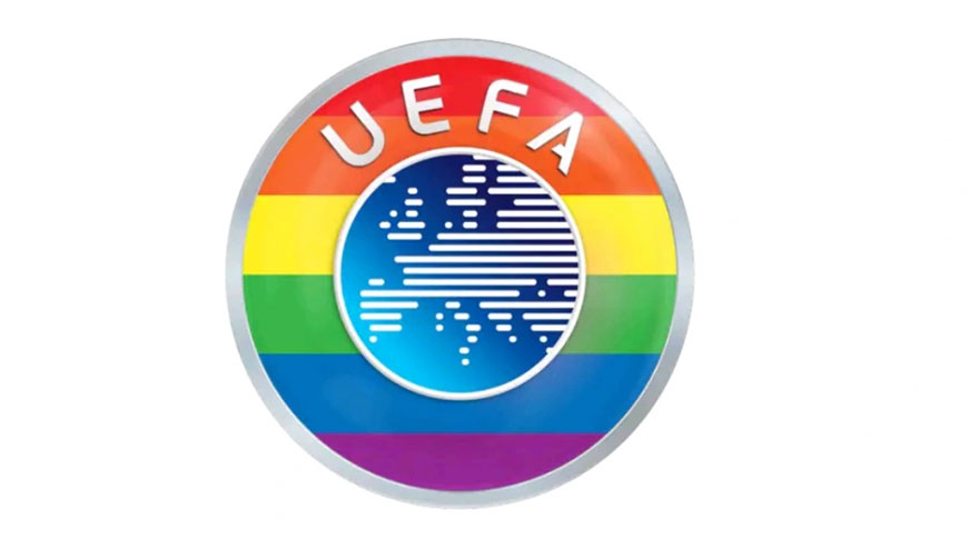 H UEFA άλλαξε το σήμα της στα χρώματα της ΛΟΑΤΚΙ κοινότητας