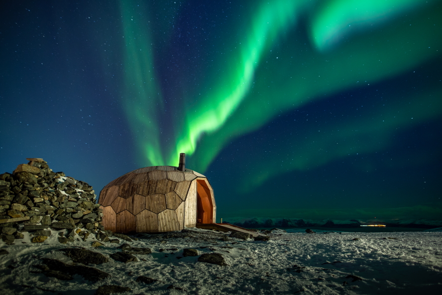 Η καμπίνα Varden για πεζοπόρους στον Αρκτικό Κύκλο της Νορβηγίας