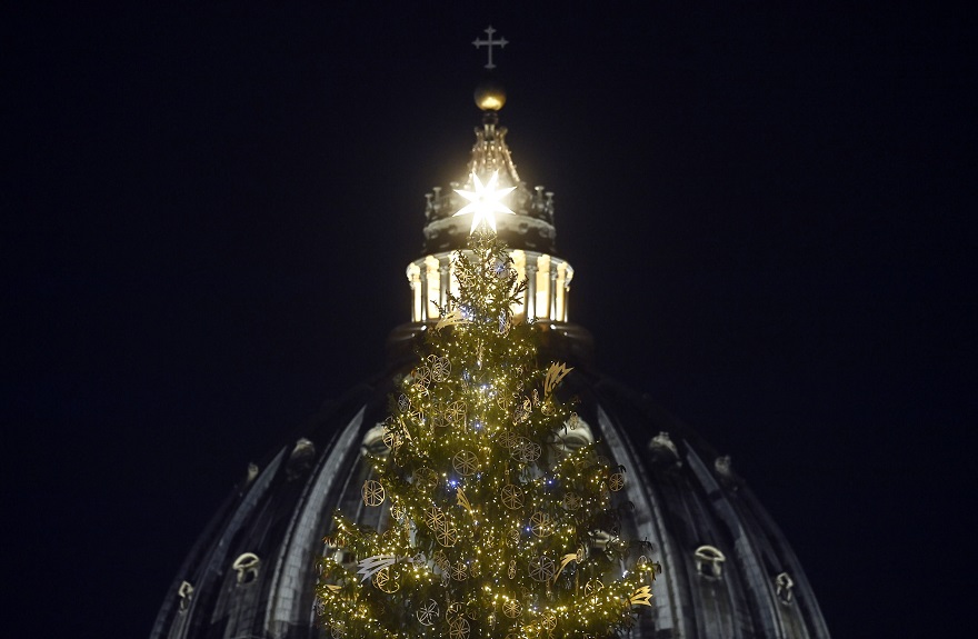 Χριστουγεννιάτικοι στολισμοί στο Βατικανό