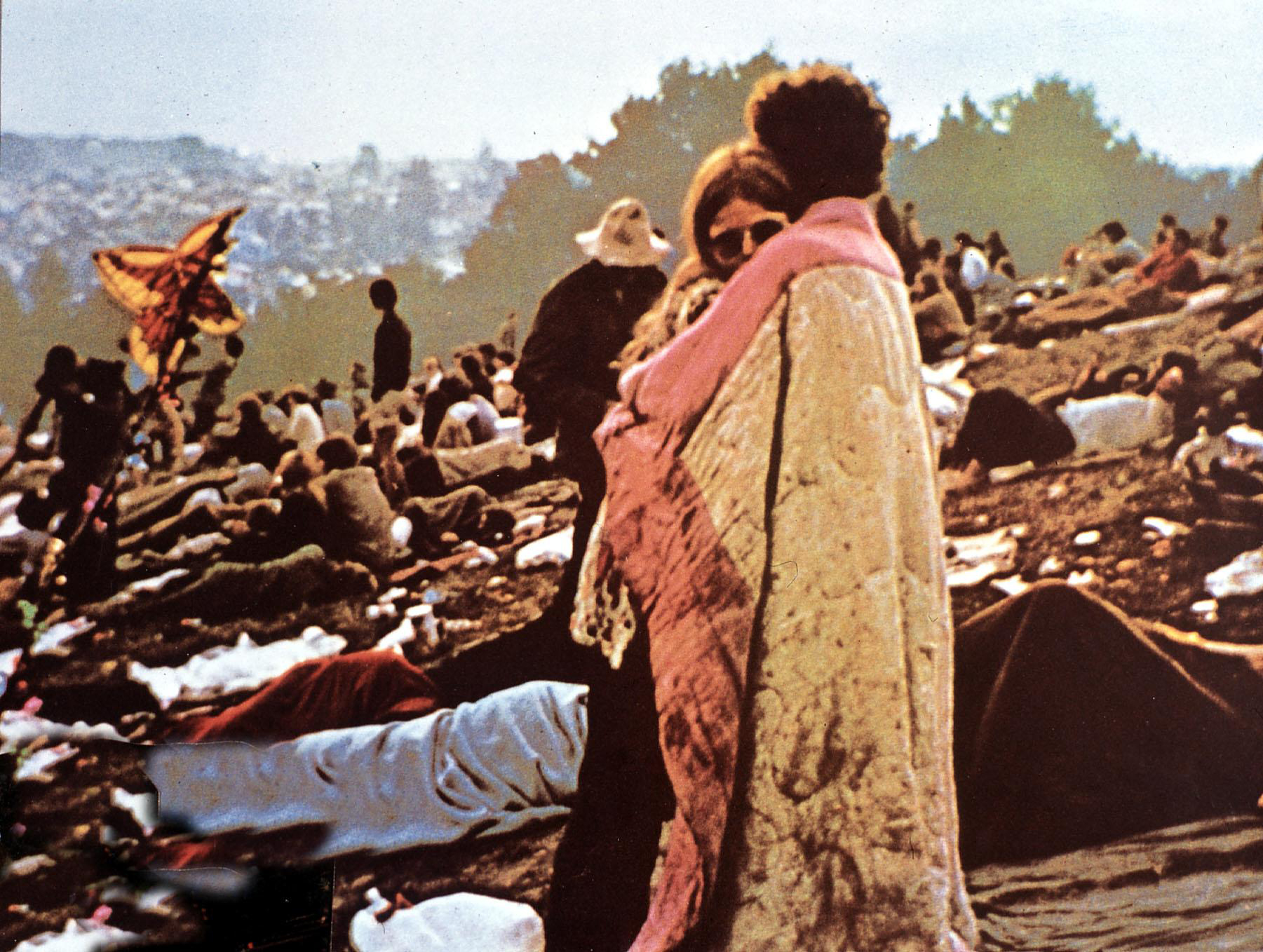 Στιγμιότυπο από το φεστιβάλ του Woodstock το 1969