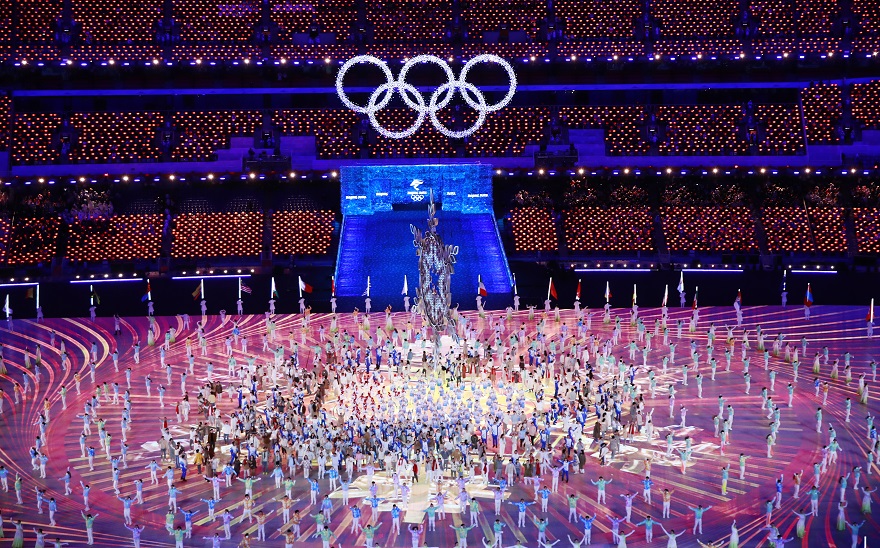 Η τελετή λήξης των Χειμερινών Ολυμπιακών Αγώνων