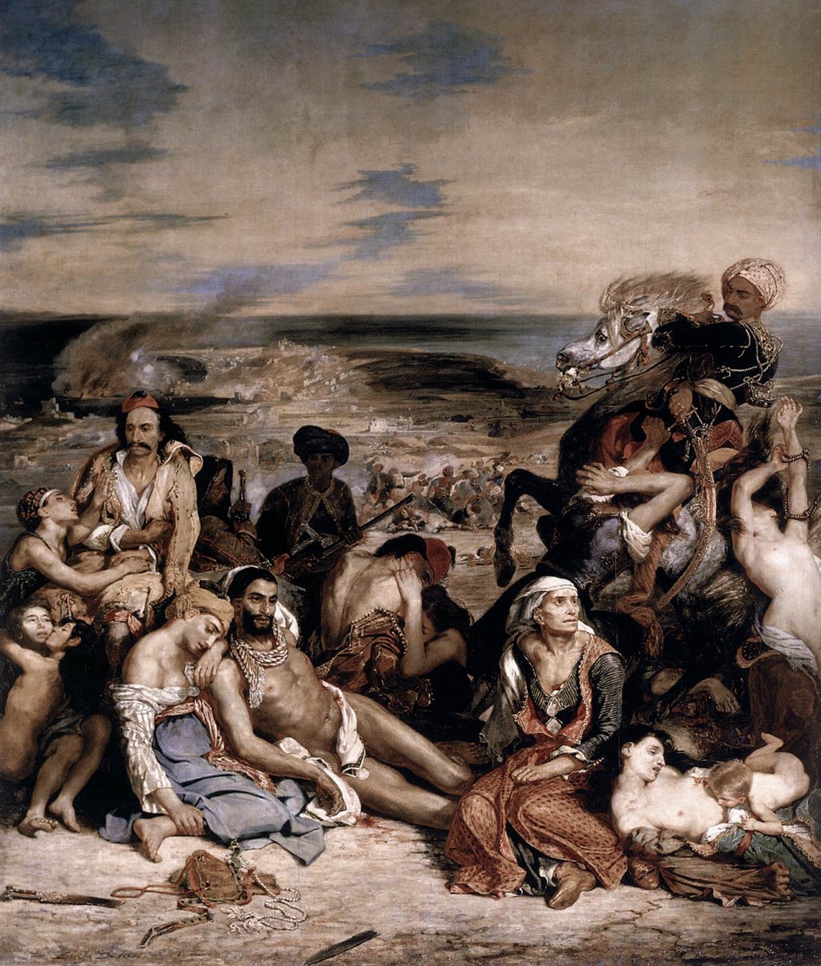 «Σφαγή της Χίου», πίνακας του Ευγένιου Ντελακρουά 
